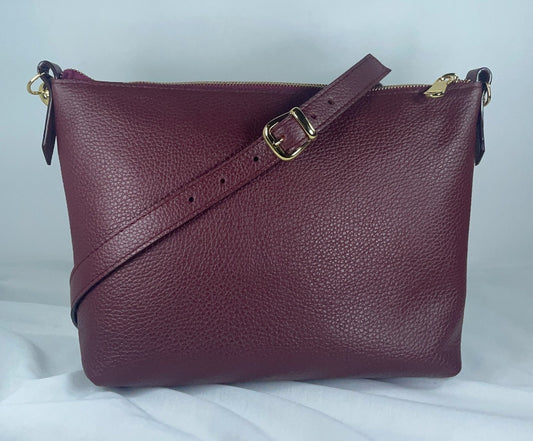 Tracolla MONDRIAN 4in1 Borgogna e stampa Sterlizia - piccolissimo difetto interno