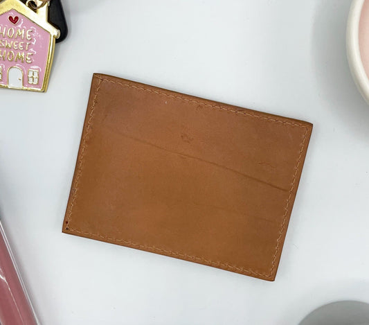 Portacarte, sfumatura tramonto, glitter e rose gold