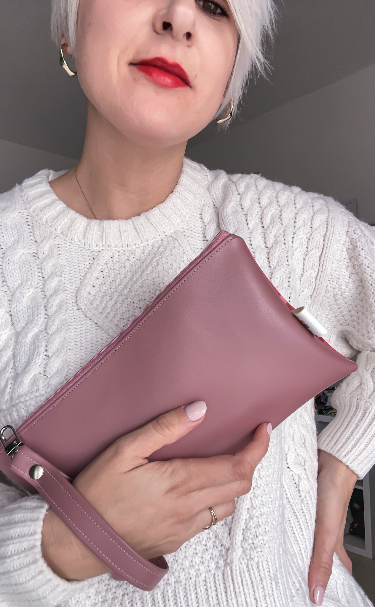 Pochette WONDER midi e stampa Percorsi