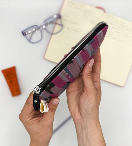 Pochette WONDER MINI con stampa Brush