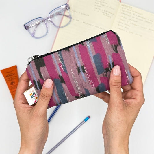 Pochette WONDER MINI con stampa Brush