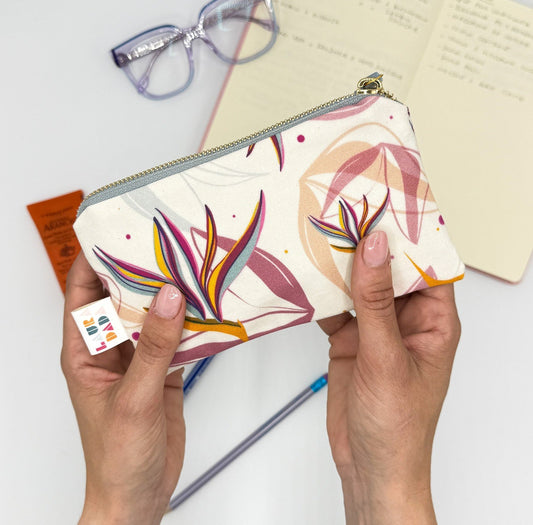 Pochette WONDER MINI con stampa Sterlizie bianca