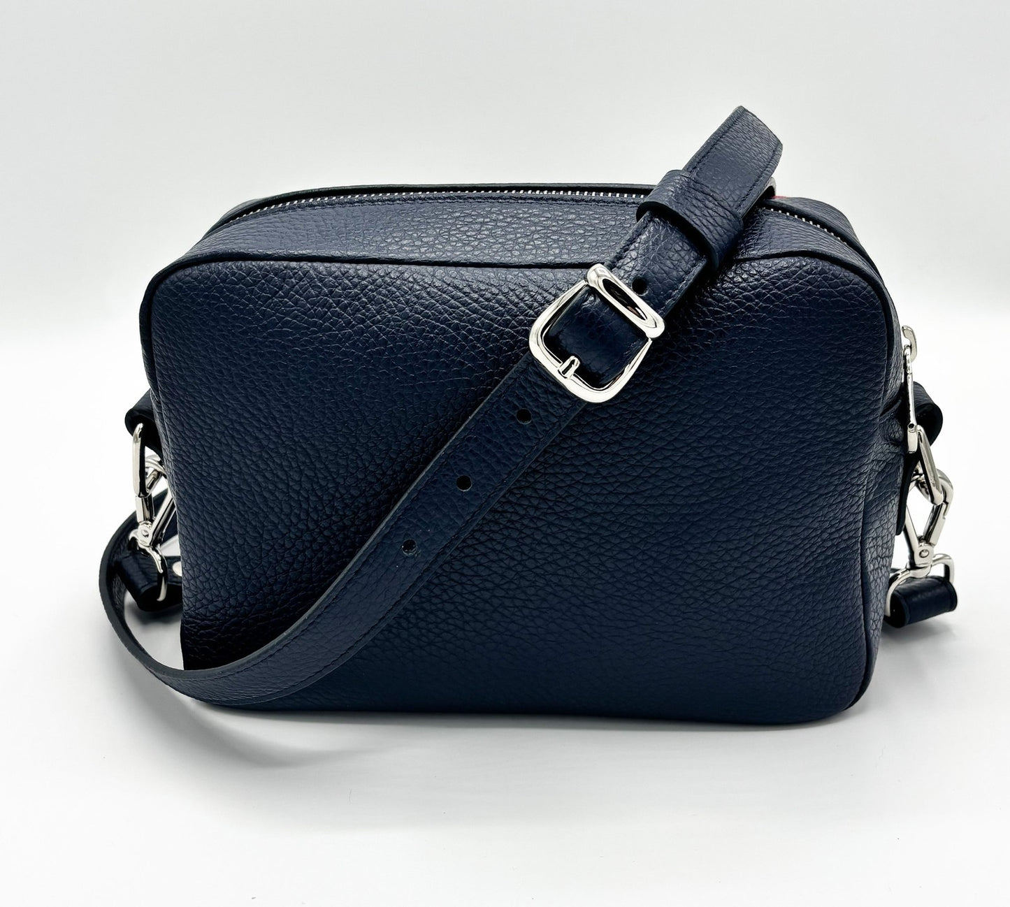 Tracolla Florence blu notte e stampa Colibrì