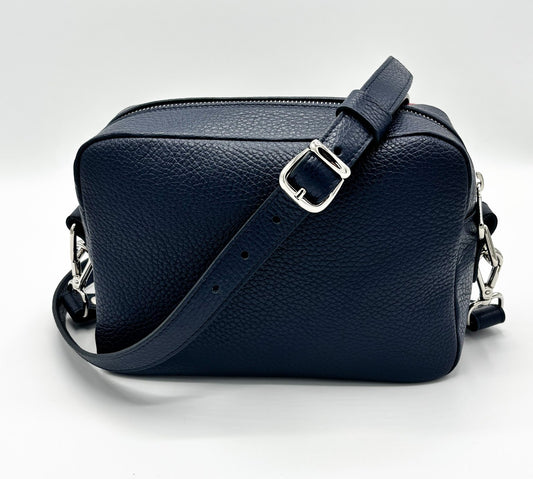 Tracolla Florence blu notte e stampa Circus