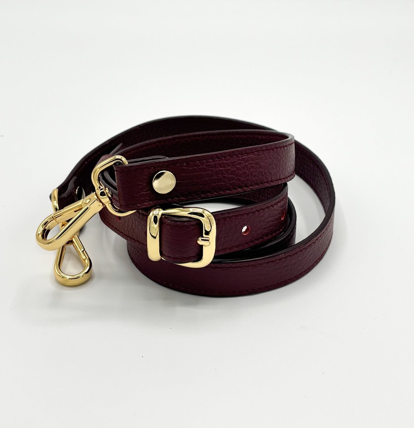 Tracolla Florence Borgogna e stampa Sterlizie - su ordinazione