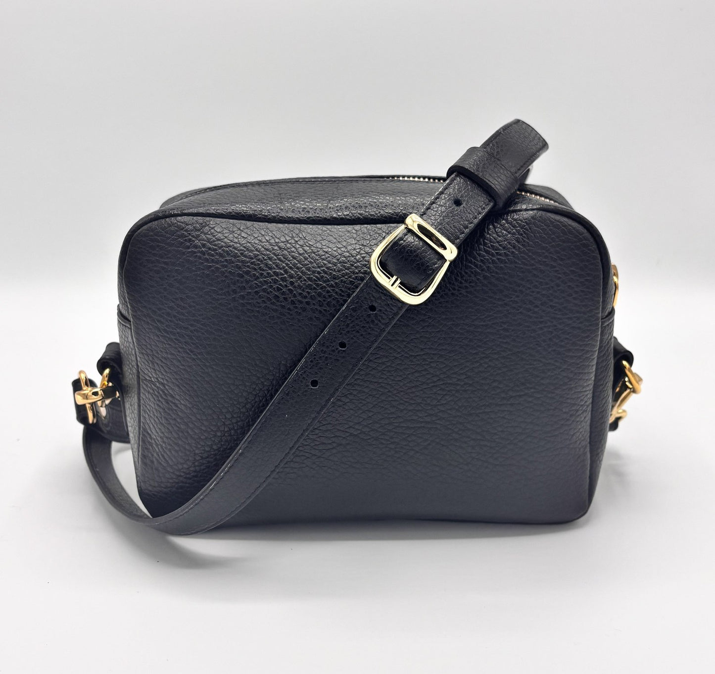 Tracolla Florence nera e stampa Sterlizie - su ordinazione