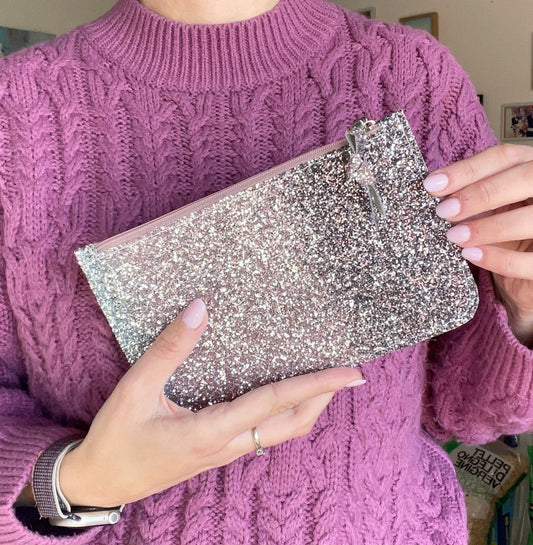 WONDER STAR MINI e MIDI, dègradè rosa e argento - sfumatura verticale