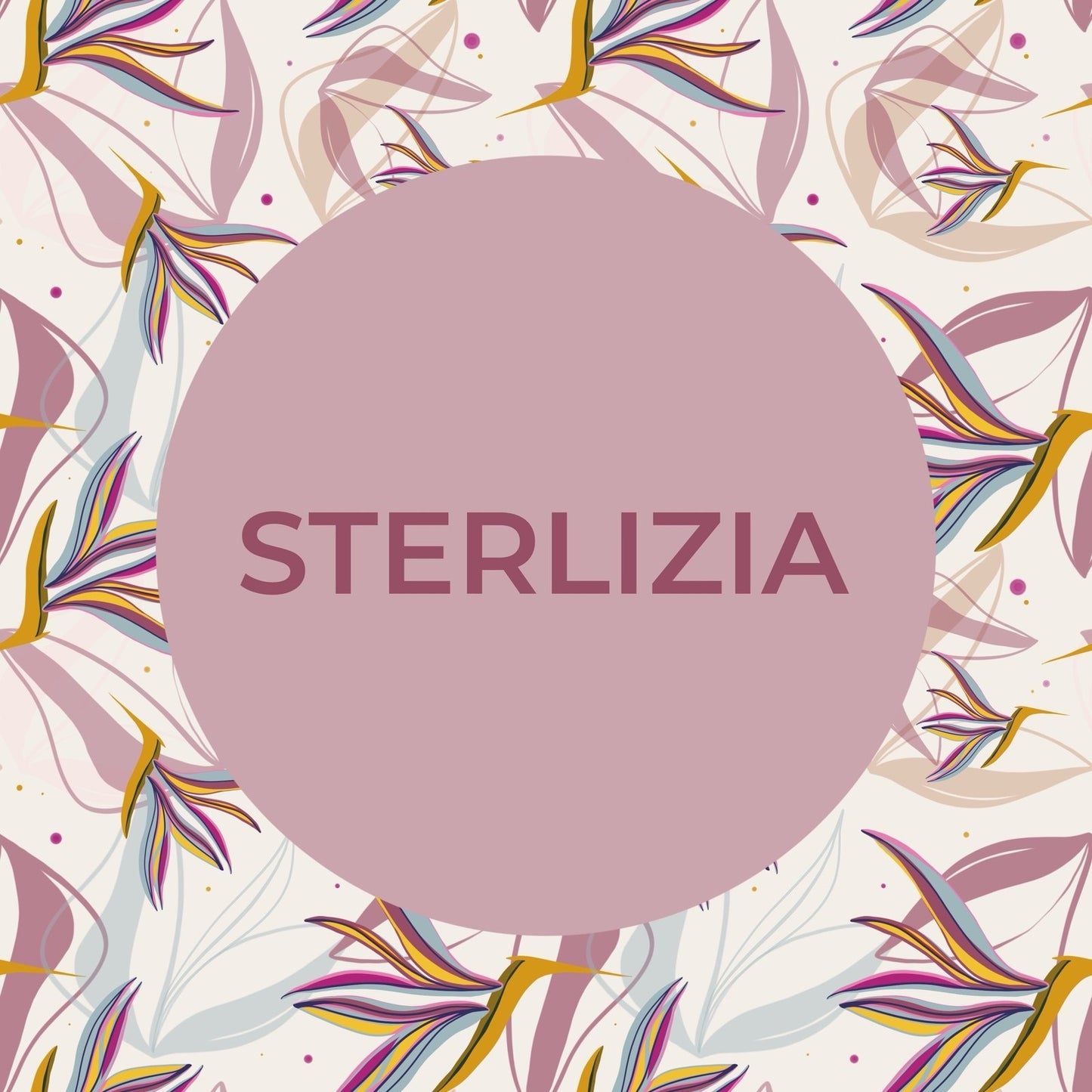 Secchiello KUSAMA azzurro artico e interno stampato a scelta - su ordinazione