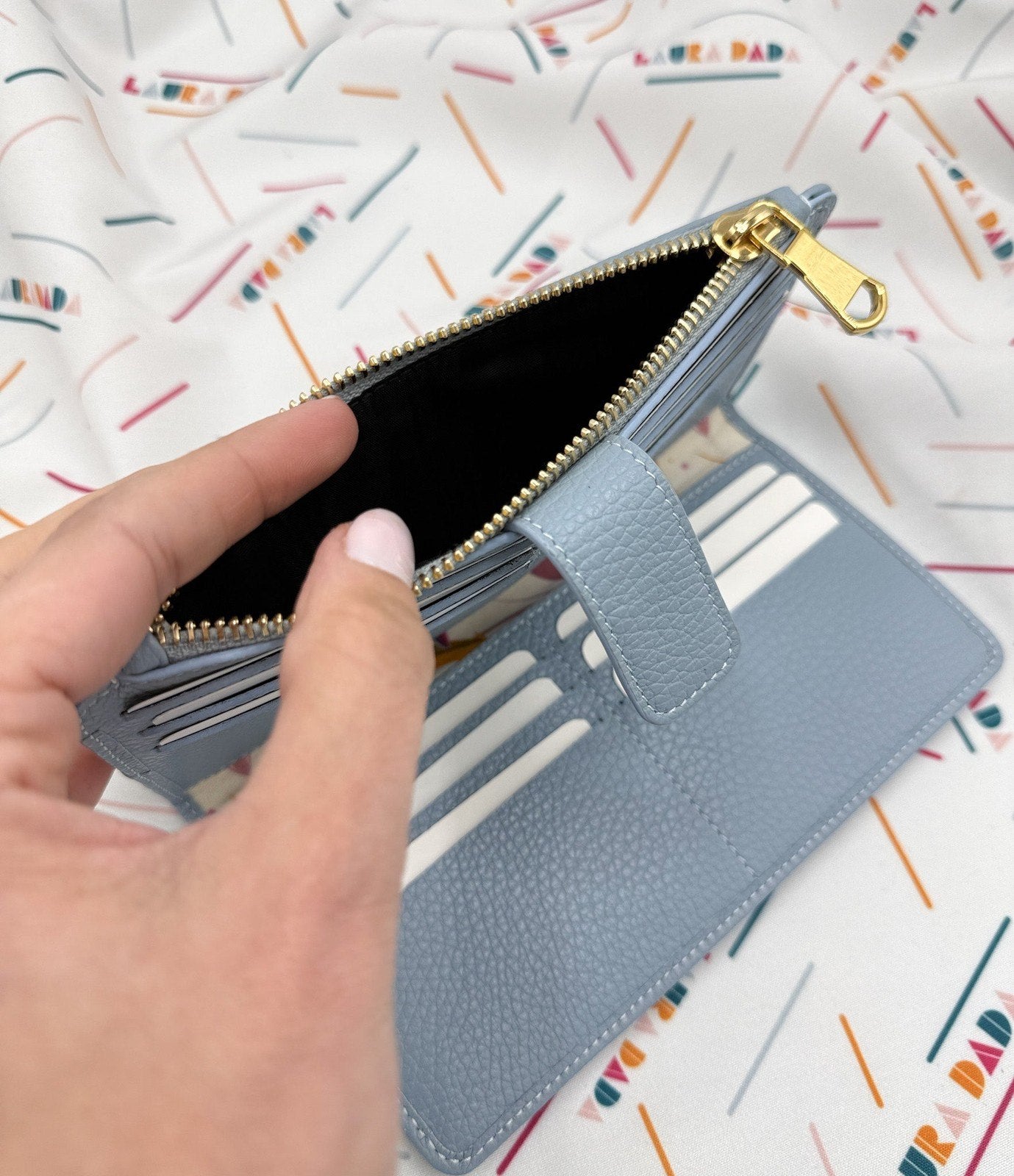 Portafoglio TILDA pelle artico e Sterlizia + Star Box