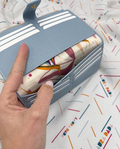 Portafoglio TILDA pelle artico e Sterlizia + Star Box