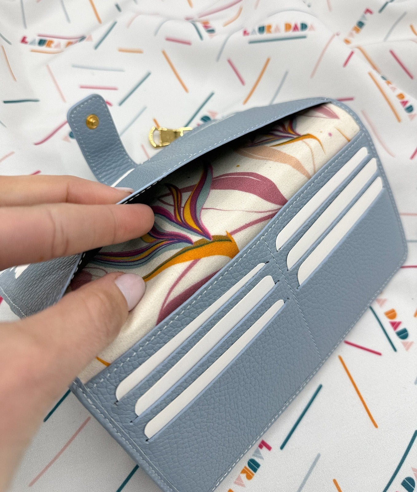 Portafoglio TILDA pelle artico e Sterlizia + Star Box