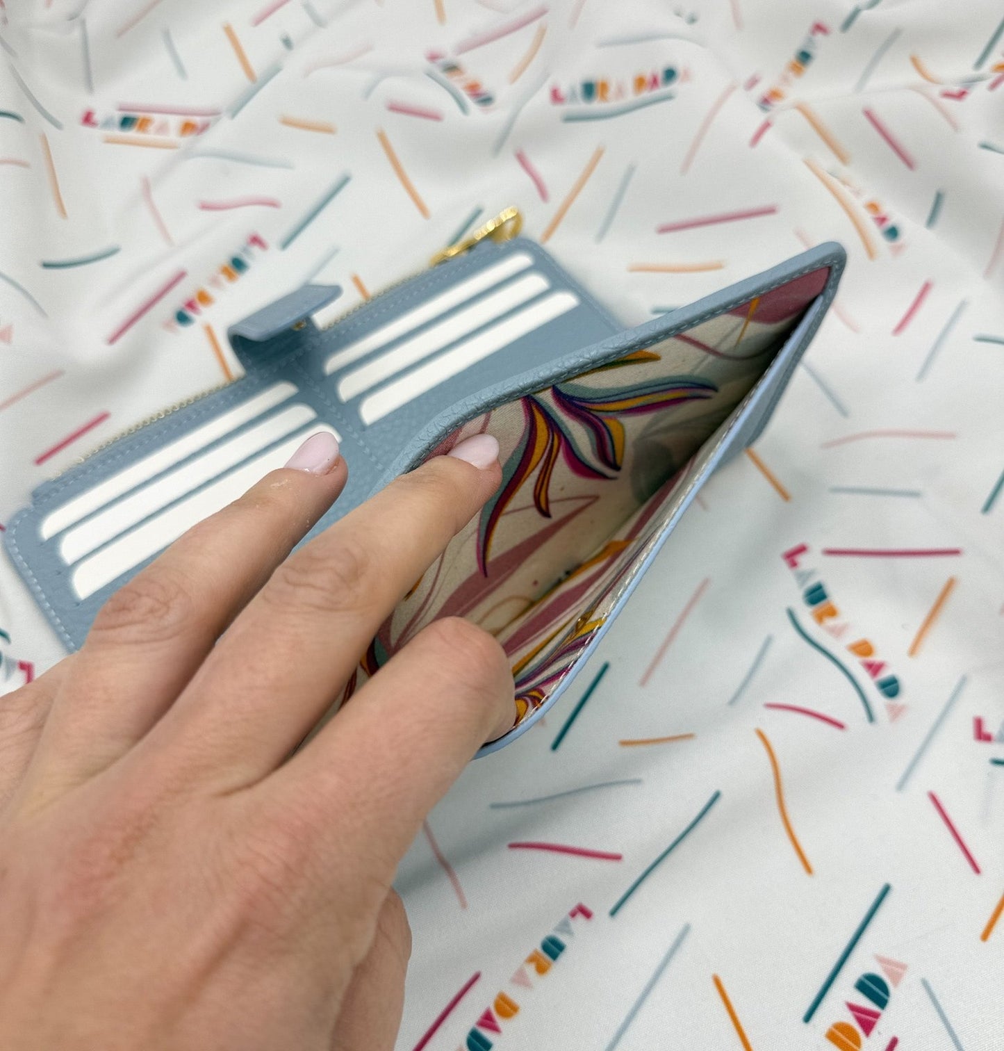 Portafoglio TILDA pelle artico e Sterlizia + Star Box