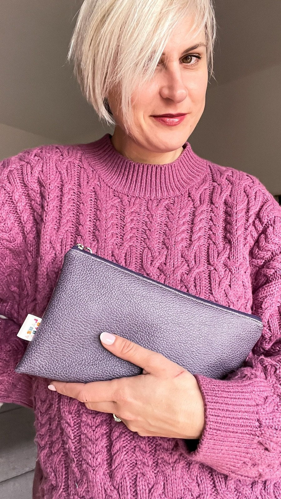 Pochette WONDER midi, pattern OMBRE impermeabile
