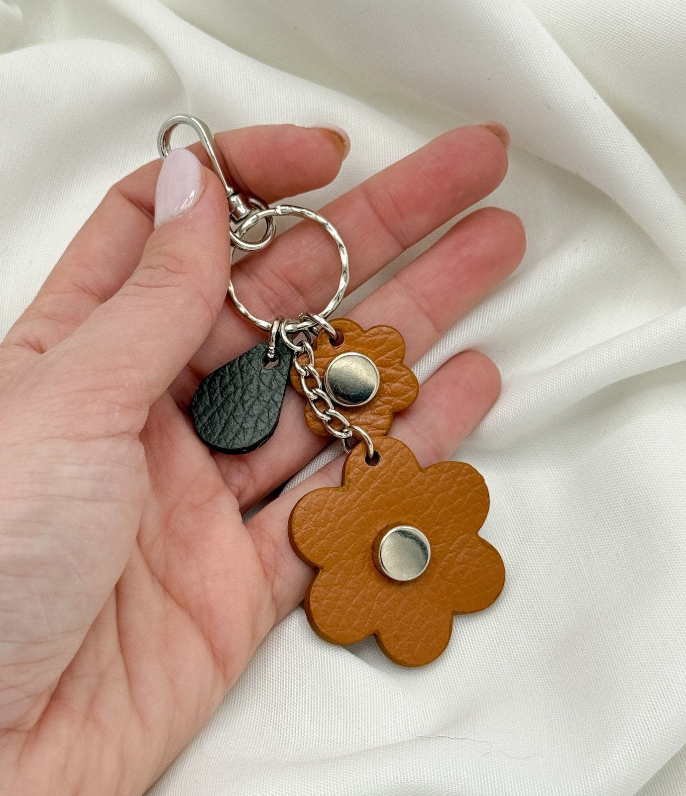 TWIGGY cuoio + verde oliva