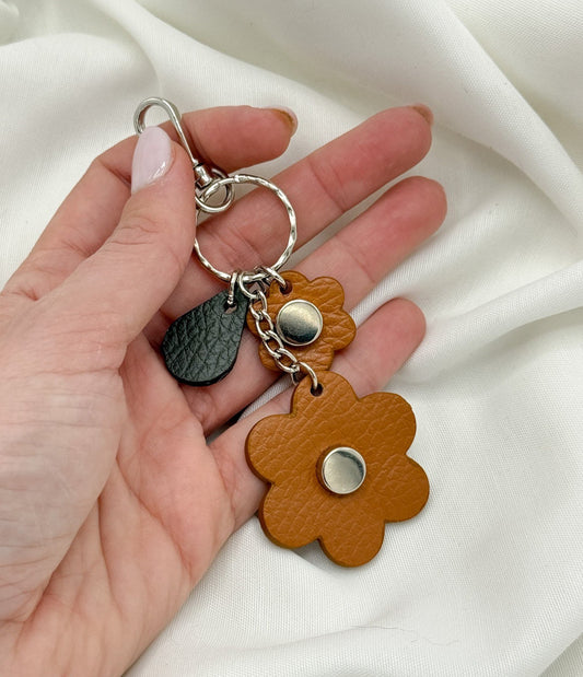 TWIGGY cuoio + verde oliva