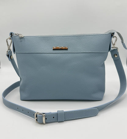 Tracolla MONDRIAN 4in1 monocolore in pelle artico - stampa interna