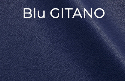 Tracolla MONDRIAN 4in1 blu gitano e stampa Brush- su ordinazione