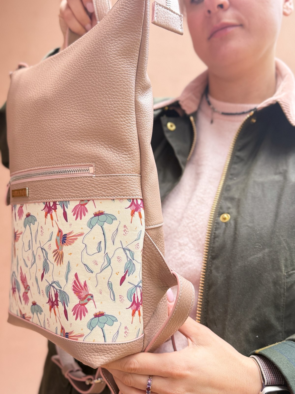 zaino Shibuya rosa colibri 4